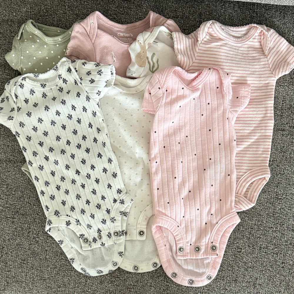 Carter's Preemie Onesies
